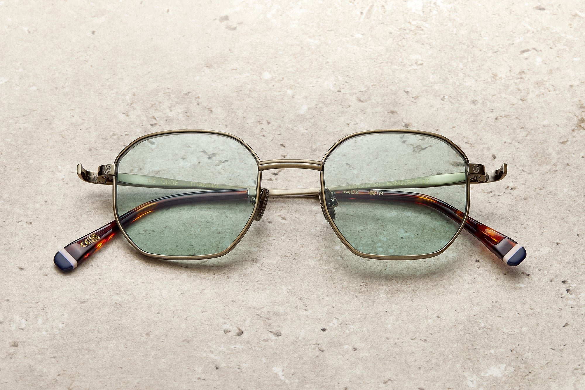 JACK - SHINY BRONZE / LIGHT TURQUOISE 011M