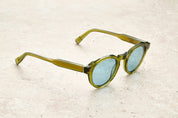 SEYMOUR S - OLIVE GREEN  / LIGHT BLUE